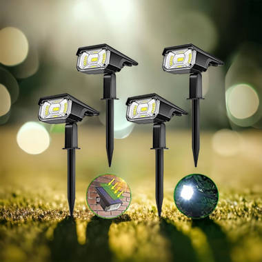 Litom 12 led on sale solar landscape spotlights